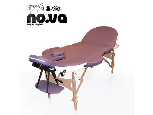 PoulaTo: Ξυλινο κρεβατι μασαζ οβαλ NO.VA ELLO NV34